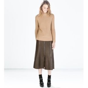 Zara | Chunky Camel Knit Sweater